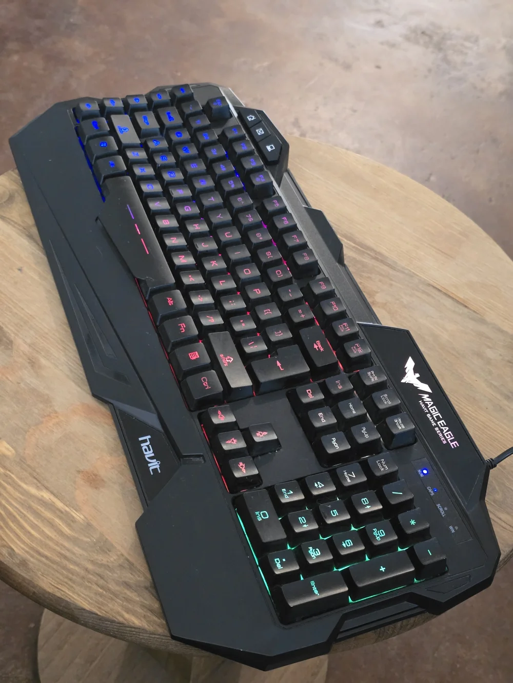 Havit Magic Eagle HV-KB558CM Wired Gaming Keyboard Rainbow Backlit Tested